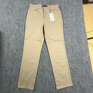 Gloria Vanderbilt Amanda The Original Slimming Jean Khaki Size 10